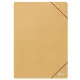 Műanyag gumis mappa A/4, MFP, okkersárga