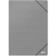 Műanyag gumis mappa A/4, MFP, szürke
