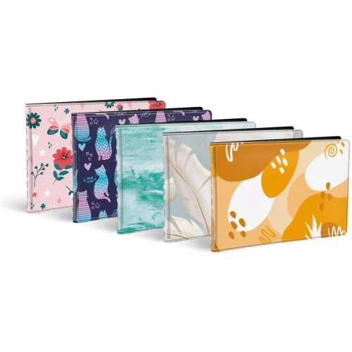 Igazolványtartó, kártyatartó, 10 betétlappal, 95x67mm, PUNTO L MFP, többféle szín