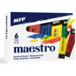 Akril festék, 6x75 ml, MFP Maestro