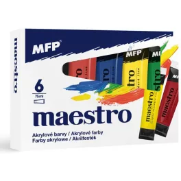 Akril festék, 6x75 ml, MFP Maestro