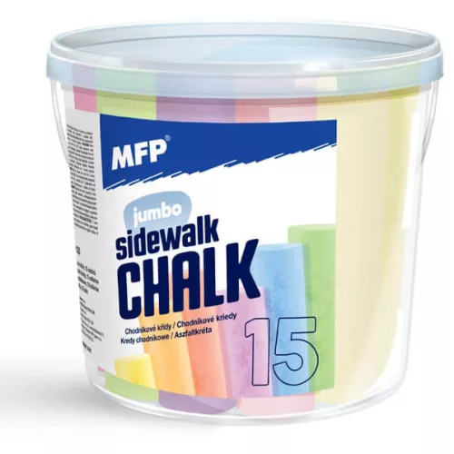 Aszfaltkréta, 15 db-os, vödrös, MFP