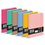 Színes keményfedeles notesz, napló A/6, vonalas, 100 lapos, MFP, többféle változat