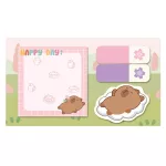 Kapibara öntapadós jegyzettömb, 4x20 lap, MFP, többféle változat