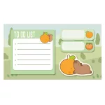 Kapibara öntapadós jegyzettömb, 4x20 lap, MFP, többféle változat