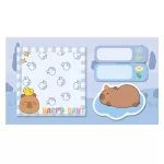 Kapibara öntapadós jegyzettömb, 4x20 lap, MFP, többféle változat