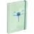 Keményfedeles notesz, A/5, 13x18cm, vonalas, 120 lapos, gumis pánttal, MFP, zöld, szitakötő