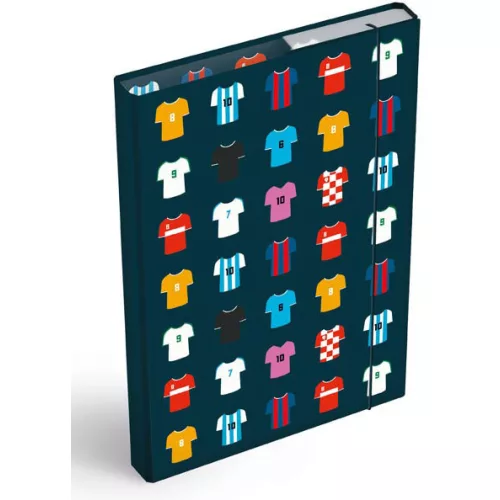 Focis füzetbox A/5, MFP, futball mezek