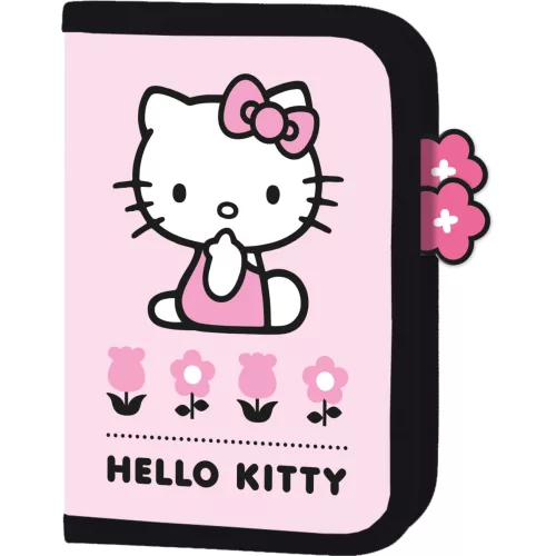 Hello Kitty tolltartó, klapnis, üres rózsaszín