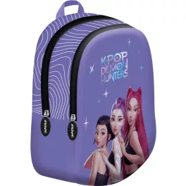   K-POP Démonvadászok hátizsák, ovis, 30x23x12cm, 180g, 8l, ibolya