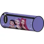 K-POP Démonvadászok tolltartó, beledobálós, hengeres, ibolya