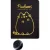 Pusheen cicás napló plüss borítóval, A/5, 96 lapos, vonalas, fekete, Pusheen Gold