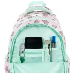 Pusheen cicás hátizsák, iskolatáska, 40x28x18cm, rózsaszín