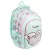 Pusheen cicás hátizsák, iskolatáska, 40x28x18cm, mentazöld