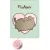 Pusheen cicás napló plüss borítóval, A/5, 96 lapos, vonalas, 70g papír, zöld