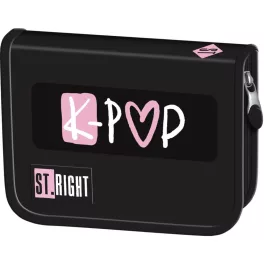 K-POP tolltartó, klapnis, üres, St.Right, fekete