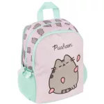 Pusheen cicás hátizsák, ovis, 28x23x10cm, rózsaszín
