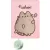 Pusheen cicás napló plüss borítóval, A/5, 96 lapos, vonalas, 70g papír, rózsaszín