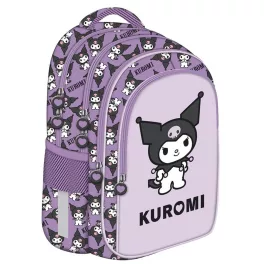 Kuromi hátizsák, iskolatáska, 40x28x18cm, 780g, 22l, lila