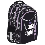 Kuromi hátizsák, iskolatáska, 40x28x18cm, 780g, 22l, fekete