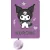 Kuromi napló plüss borítóval, A/5, 96 lapos, vonalas, 70g papír, lila