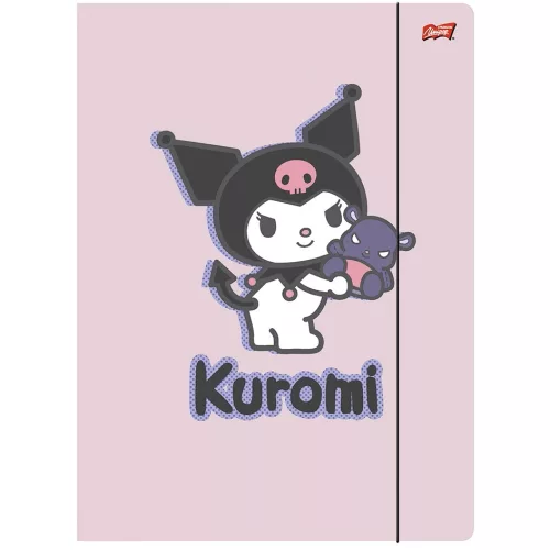 Kuromi gumis mappa A/4, rózsaszín