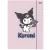 Kuromi gumis mappa A/4, rózsaszín