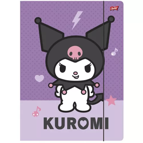Kuromi gumis mappa A/4, lila