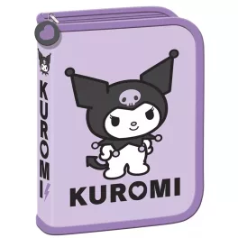 Kuromi tolltartó, klapnis, üres, lila