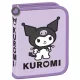 Kuromi tolltartó, klapnis, üres, lila