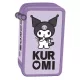 Kuromi tolltartó, 3 emeletes, töltött, lila