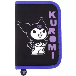 Kuromi tolltartó, klapnis, üres, fekete