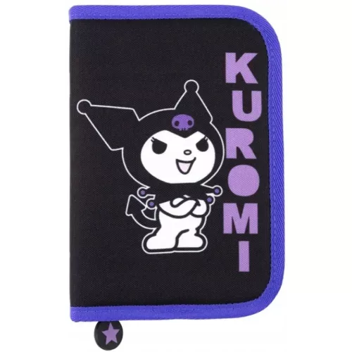 Kuromi tolltartó, klapnis, üres, fekete