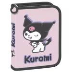 Kuromi tolltartó, klapnis, üres, rózsaszín