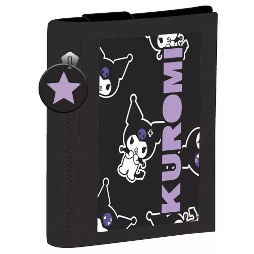 Kuromi pénztárca, fekete
