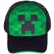 Minecraft baseball sapka, zöld-fekete, Creeper, Astra