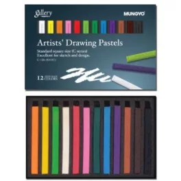   Rajzkréta, pittkréta 12 db-os szett, alapszín, Mungyo Artists' Drawing Pastel C-12A
