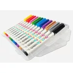 Textilfilc 12 db-os szett, Mungyo Fabric Marker FMF-12A