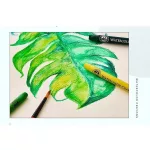 Akvarellkréta 12 db-os szett fémdobozban, Mungyo Gallery Watercolor Crayons MAC-12T