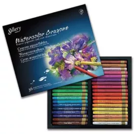   Akvarellkréta 36 db-os szett papírdobozban, Mungyo Gallery Watercolor Crayons MAC-36