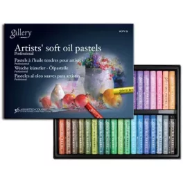   Lágy olajpasztell kréta 36 db-os szett, Mungyo Gallery Artists' soft oil pastels MOPV-36