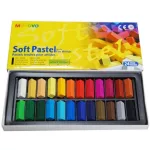 Rövid porpasztell kréta 24 db-os szett, Mungyo oft Pastel for Artists MPS-24