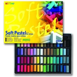   Rövid porpasztell kréta 64+2db-os szett, Mungyo oft Pastel for Artists MPS-64A