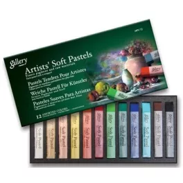  Extrafinom porpasztell kréta 12 db-os szett, Mungyo Gallery Artist' Soft Pastels MPV-12