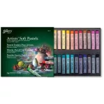 Extrafinom porpasztell kréta 24 db-os szett, Mungyo Gallery Artist' Soft Pastels MPV-24
