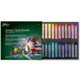   Extrafinom porpasztell kréta 24 db-os szett, Mungyo Gallery Artist' Soft Pastels MPV-24