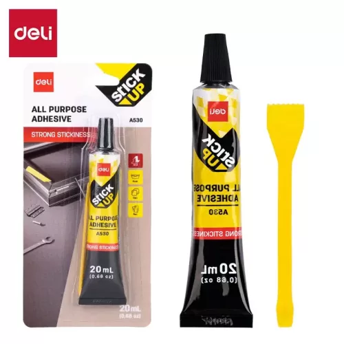 Ragasztó, folyékony univerzális, 20ml, áttetsző, Deli