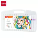 Akril filctoll készlet 36 db-os, háromszögletű, Deli