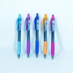 Zseléstoll, 0,5mm, kék tinta, vegyes tolltest színek, Nebulo