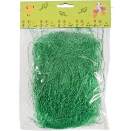 Műfű húsvéti dekorációhoz, zöld színű (064994)